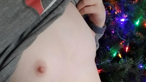 Small tits with colorful lights ????