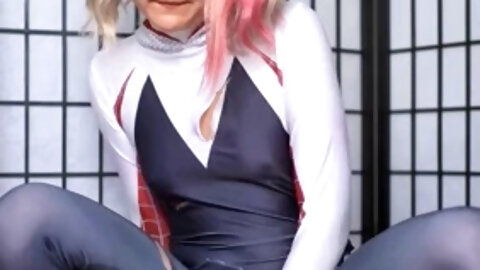 Petite Solo as Spider Gwen