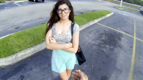 Cute Young Petite Latina Teen Paid Cash to Fuck Stranger